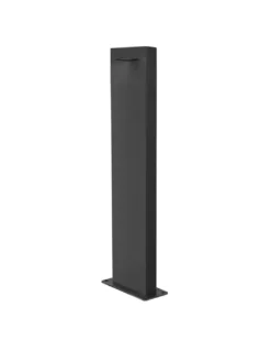 Lámpara baliza de exterior Hide – FORLIGHT – Lámpara de aluminio antracita, LED 4000K 812 lm IP65, Altura: 80 cm
