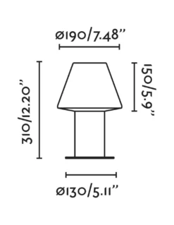 Lámpara baliza de exterior Mistu – Faro – Sobremuro gris oscuro, 31 cm