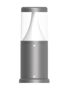 Lámpara baliza de exterior Terra - Iberlamp - Baliza pequeña antracita