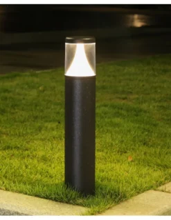 Lámpara baliza de exterior Terra - Iberlamp - Baliza pequeña antracita