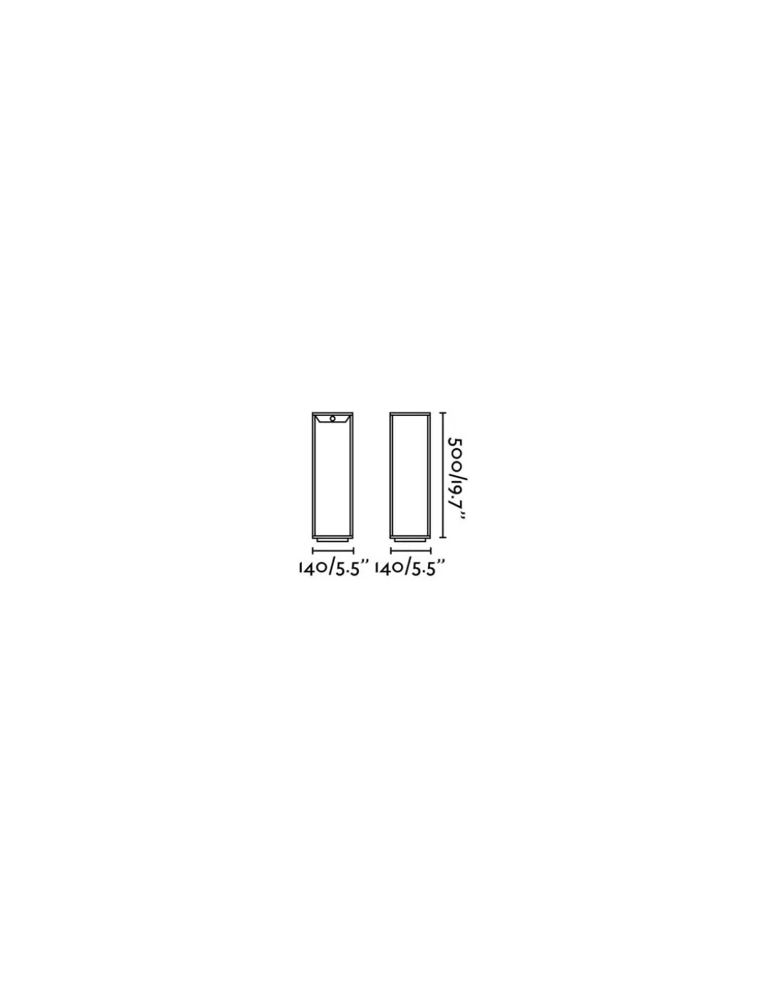 Lámpara baliza solar sensor PIR movimiento Saura - Faro