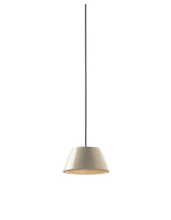 Lámpara colgante Absidiola Cónica - Luxcambra - Pantalla de cerámica beige