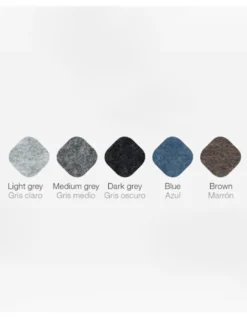 Lámpara colgante acústica Warawara – Luz Negra – Pantalla de fieltro PET, lámpara LED