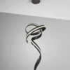 Lámpara colgante Amara - Schuller - Lámpara minimalista vertical, negra
