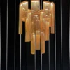 Lámpara colgante Babylon – MYO – Lámpara regulable de acero en dorado, 86 cm