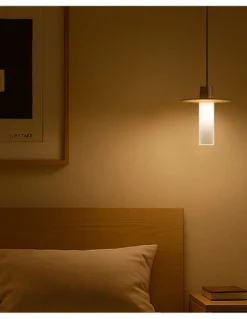 Lámpara colgante Beira S160 - B.lux - Suspensión cilíndrica de vidrio con luz focal