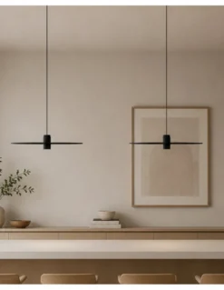 Lámpara colgante Beira S DK 450 - B.lux - Diseño minimalista con pantalla circular y luz focal