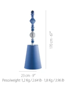 Lámpara colgante Belle de Nuit - Lladró - Lámpara de porcelana decorativa