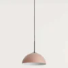 Lámpara colgante Beta - Aromas - Pantalla color nude, Ø 35 cm