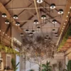 Lámpara colgante Bol - Bover - Lámpara decorativa 4 luces, LED regulable