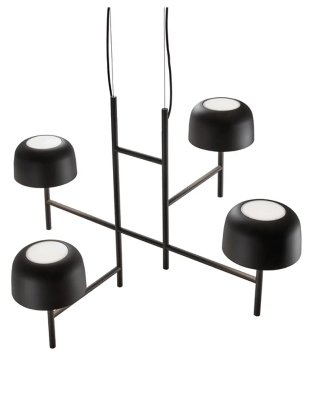 Lámpara colgante Bol - Bover - Lámpara decorativa 4 luces, LED regulable