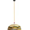 Lámpara colgante Bolgatanga Single S - PET Lamp - Pantalla de fibra natural “elephant grass” y botellas recicladas