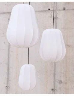 Lámpara colgante Cactus – Fokobu – Pantalla de licra, disponible en 3 tamaños
