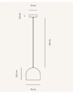 Lámpara colgante Camila – Fokobu – Diseño moderno en 4 colores