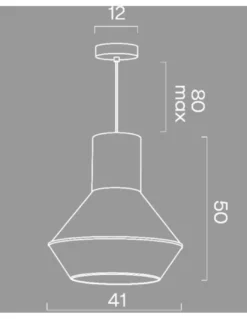 Lámpara colgante Carina - IDP Lampshades - Lámpara de mimbre