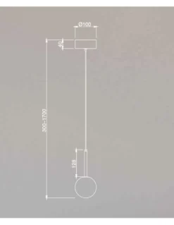 Lámpara colgante Cellar – Mantra – Lámpara de techo tipo bola, G4