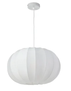 Lámpara colgante Chiquita - IDP Lampshades - Diseño redondo blanco