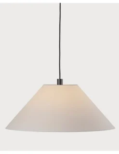 Lámpara colgante Clasica - Luxcambra - Pantalla de pergamino blanco, luz ambiental