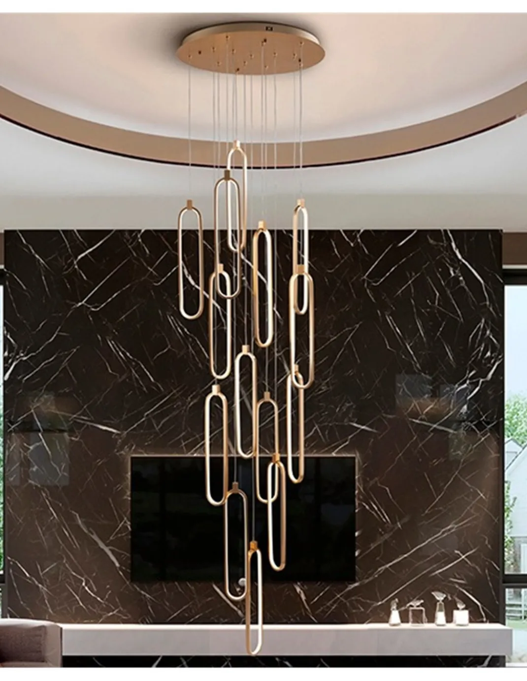 Lámpara colgante Colette – Schuller – Lámpara de 14 luces, LED regulable