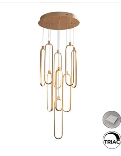 Lámpara colgante Colette – Schuller – Lámpara de 14 luces, LED regulable