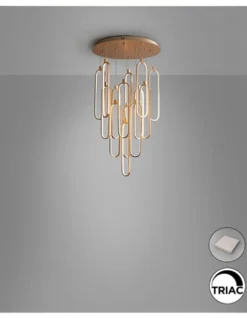 Lámpara colgante Colette – Schuller – Lámpara de 14 luces, LED regulable
