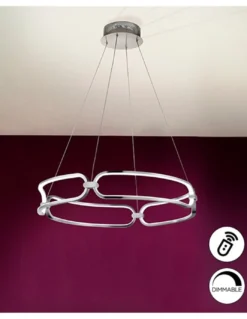 Lámpara colgante Colette – Schuller – Lámpara moderna LED regulable, 3 tamaños y 2 colores