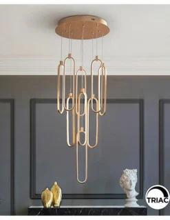 Lámpara colgante Colette – Schuller – Lámpara moderna de 9 luces, LED regulable