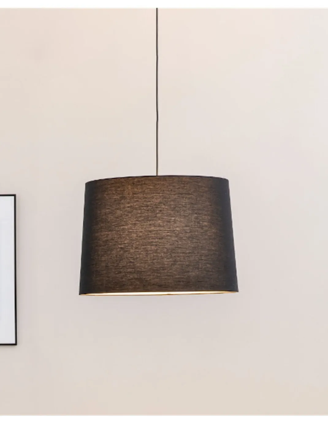 Lámpara colgante Conga - Faro - Pantalla de papiro, disponible en 3 colores