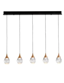 Lámpara colgante Corina - Schuller - Lámpara lineal de 5 luces