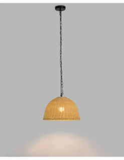 Lámpara colgante Cortic - FORLIGHT - Diseño boho chic natural