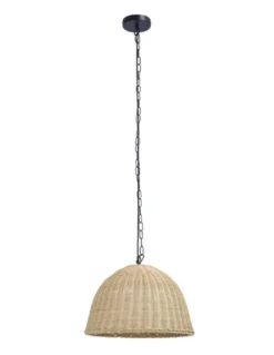 Lámpara colgante Cortic - FORLIGHT - Diseño boho chic natural