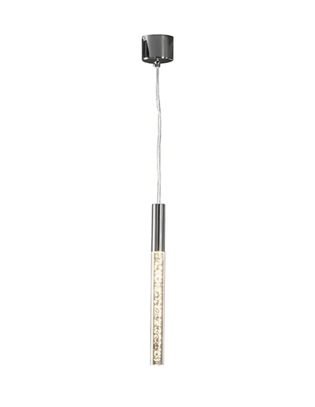 Lámpara colgante Cosmo – Schuller – Diseño tubular en cromo brillo