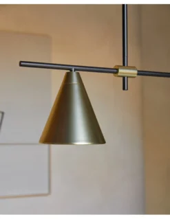 Lámpara colgante Crane - Aromas - Lámpara decorativa oro mate, LED 2700K
