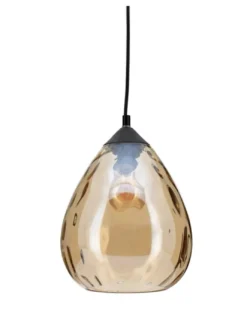 Lámpara colgante Daiki - IDP Lampshades - Lámpara de cristal ámbar