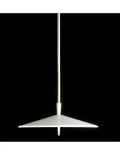 Lámpara colgante de aluminio LED en 2 acabados y 2 tamaños regulable 2700K – Pla - Milán
