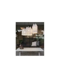 Lámpara colgante de exterior Agasallo - a-emotional light - Lámpara decorativa de malla en 4 tamaños