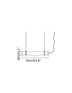 Lámpara colgante de exterior Scuba – Faro – Lámpara para garaje, IP66, LED 3000K
