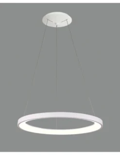 Lámpara Colgante de Techo Grace - ACB - LED, forma cilíndrica, blanca