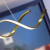 Lámpara colgante Dido – Schuller – Diseño moderno dorado brillante