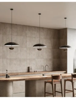 Lámpara colgante Ella - Aromas - Lámpara de metal negro, Regulable Triac, LED 2700K