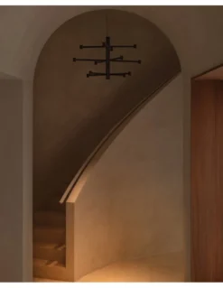 Lámpara colgante empotrable Art Chandelier - Arkoslight - Lámpara minimalista de 3 alturas