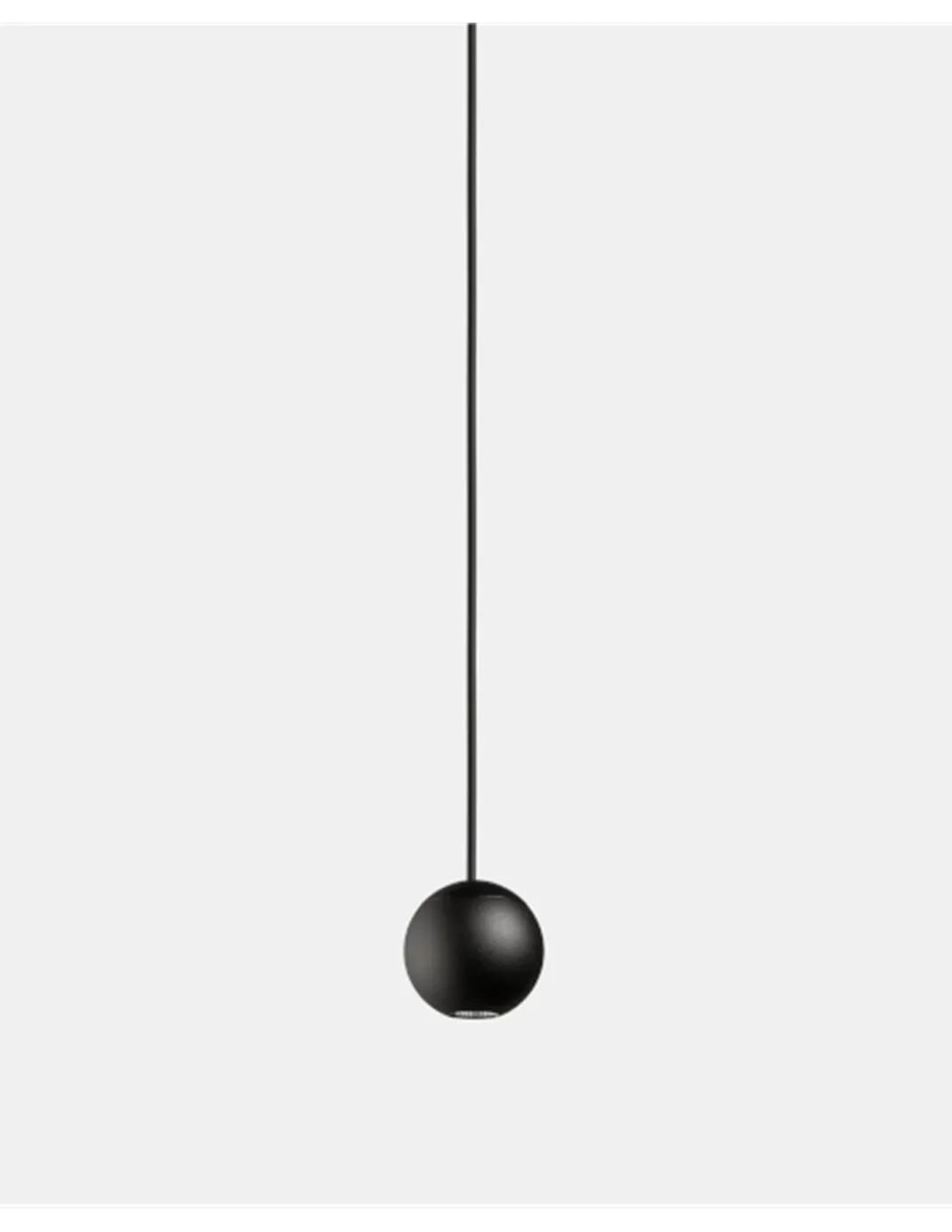 Lámpara colgante empotrable Punto Single - LedsC4 - En blanco o negro, regulable