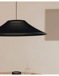 Lámpara colgante empotrable Warp - Arkoslight - Pantalla textil, translúcida