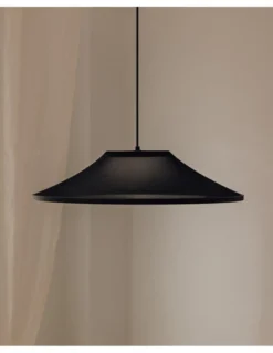 Lámpara colgante empotrable Warp - Arkoslight - Pantalla textil, translúcida