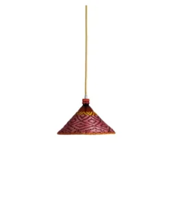 Lámpara colgante Eperara-Siapidara Single S-B - PET Lamp - Lámpara artesanal de fibra natural