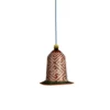Lámpara colgante Eperara-Siapidara Single M-A - PET Lamp - Lámpara boho chic de fibra natural