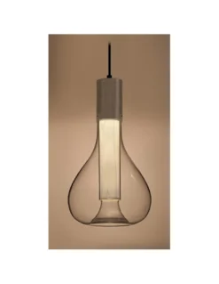 Lámpara Colgante Eris - LZF - Lámpara de techo LED, diseño en vidrio y madera