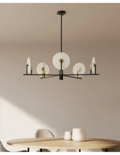 Lámpara colgante Erto - Aromas - Lámpara de alabastro, Ø 120 cm, LED 2700K