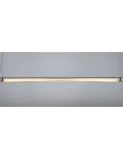 Lámpara colgante Estela - LZF Lamps - Diseño horizontal, lámpara de vidrio borosilicato y madera