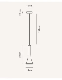 Lámpara colgante Fleche – Fokobu – Lámpara moderna de madera de abedul, disponible en 2 colores
